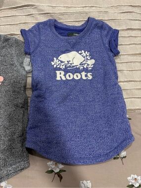 Roots Purple Heathered tshirt dress 12-18